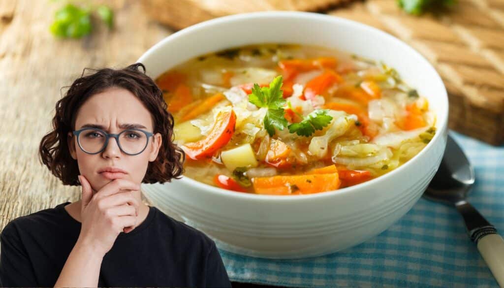 Une semplice zuppa di verdure come pasto, è davvero sufficiente? Non così sicuro!